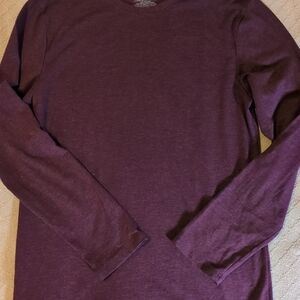 Apt. 9 Men's Deep Purple Long Sleeve Tee